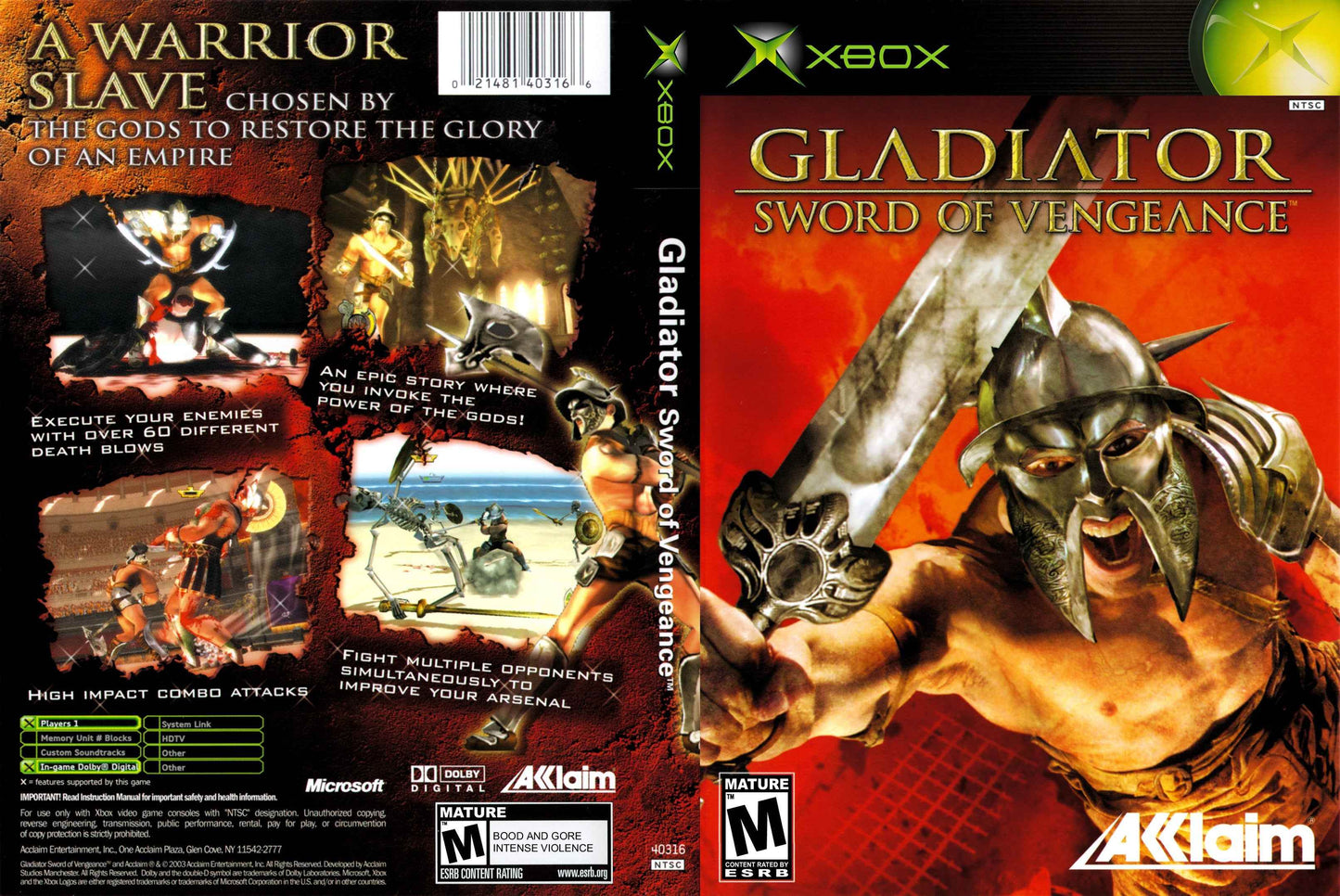 Gladiator Sword of Vengeance Cover Art - WOI Solutions