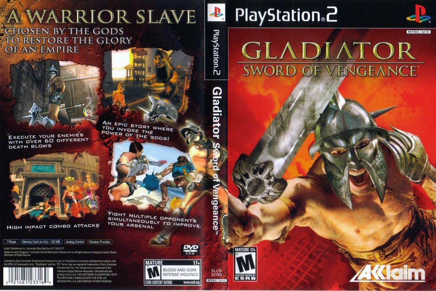 Gladiator Sword of Vengeance Cover Art - WOI Solutions