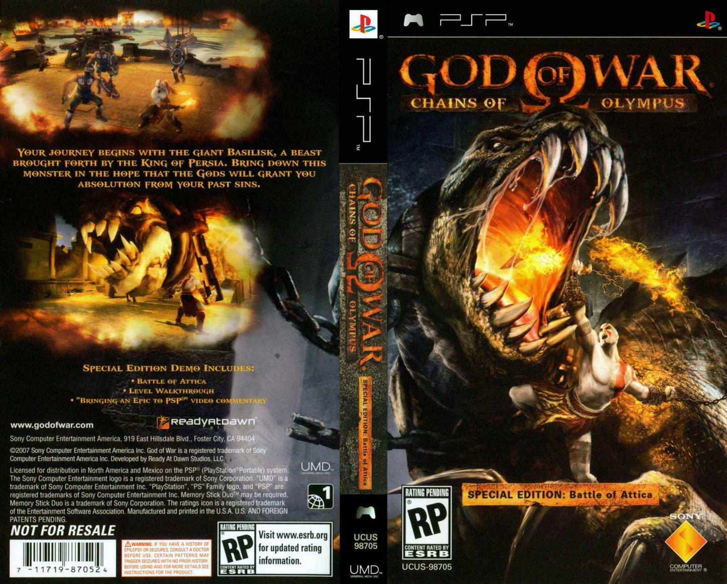 God of War Chains of Olympus Cover Art - WOI Solutions