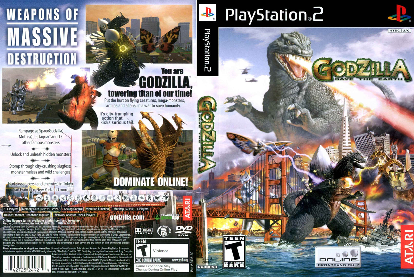 Godzilla - Save The Earth Cover Art - WOI Solutions