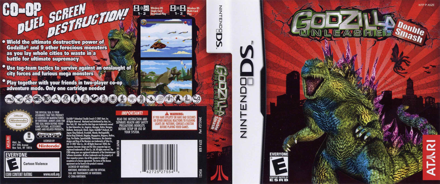 Godzilla Unleashed Double Smash Cover Art - WOI Solutions