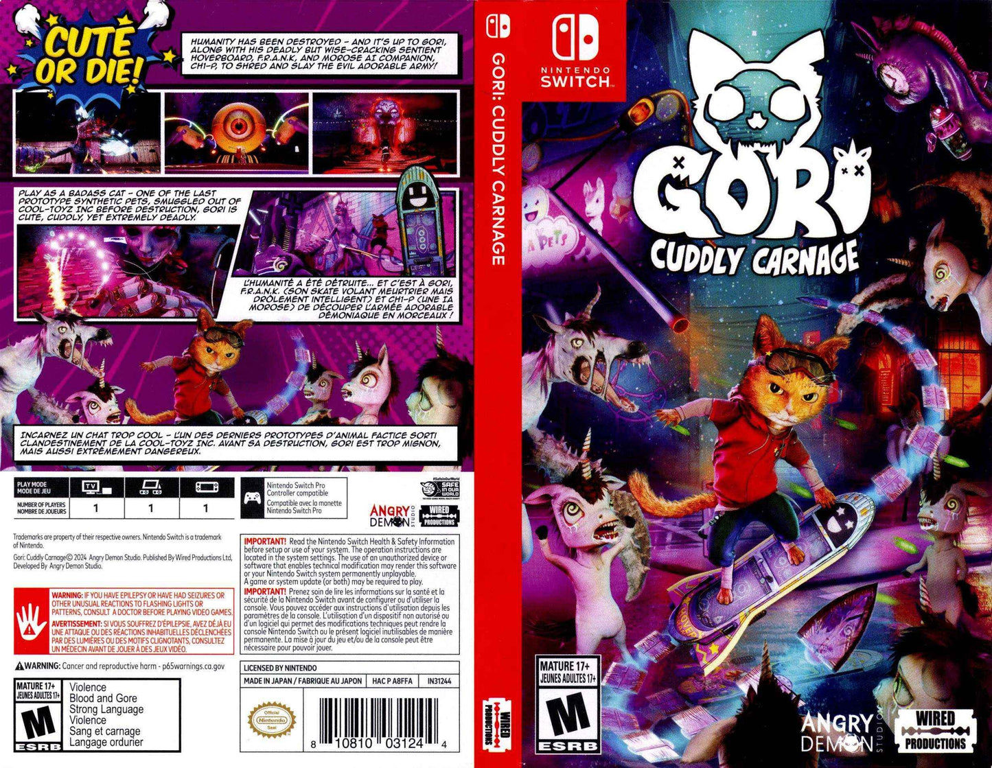 Gori Cuddly Carnage Cover Art - WOI Solutions