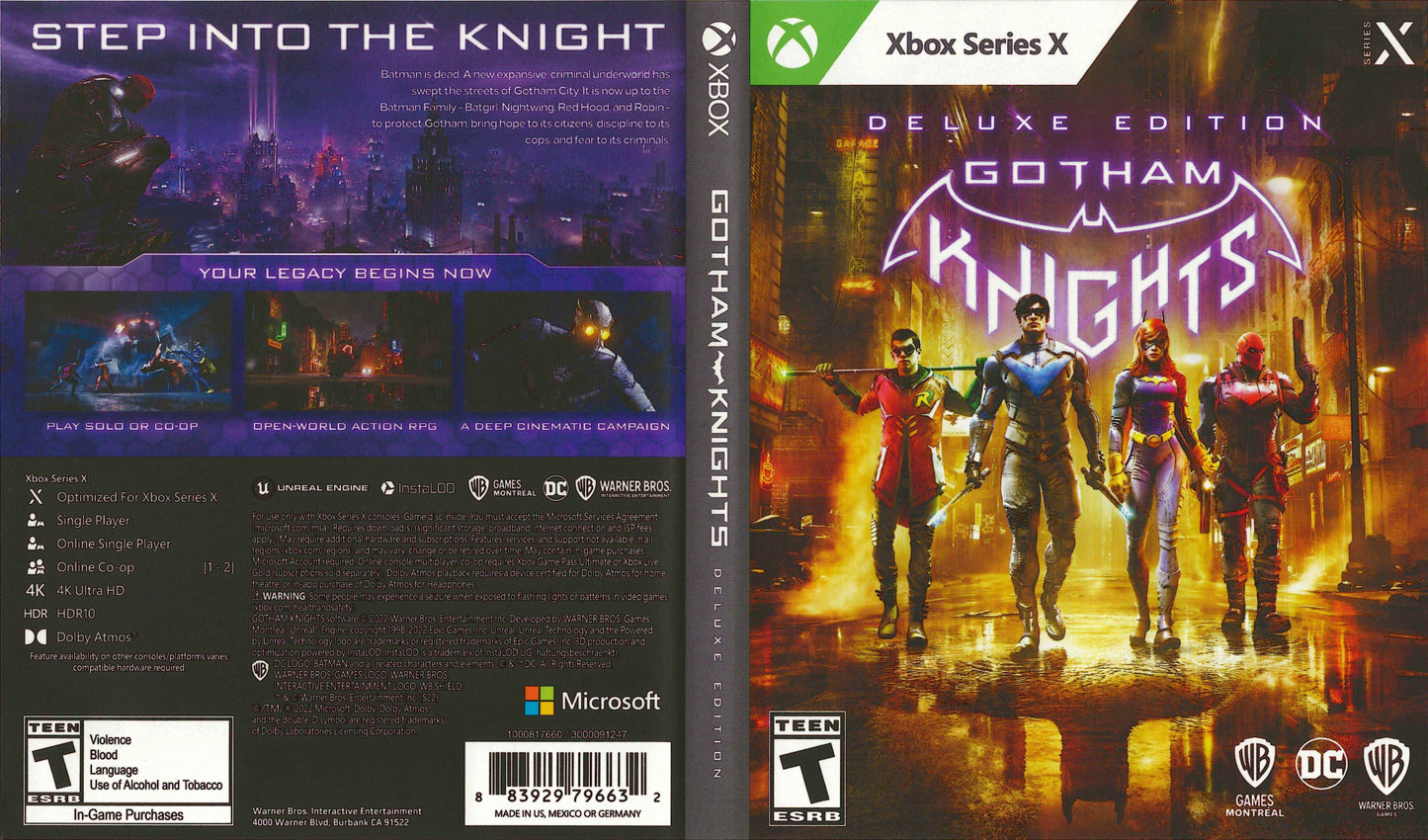Gotham Knights Deluxe Edition Cover Art - WOI Solutions