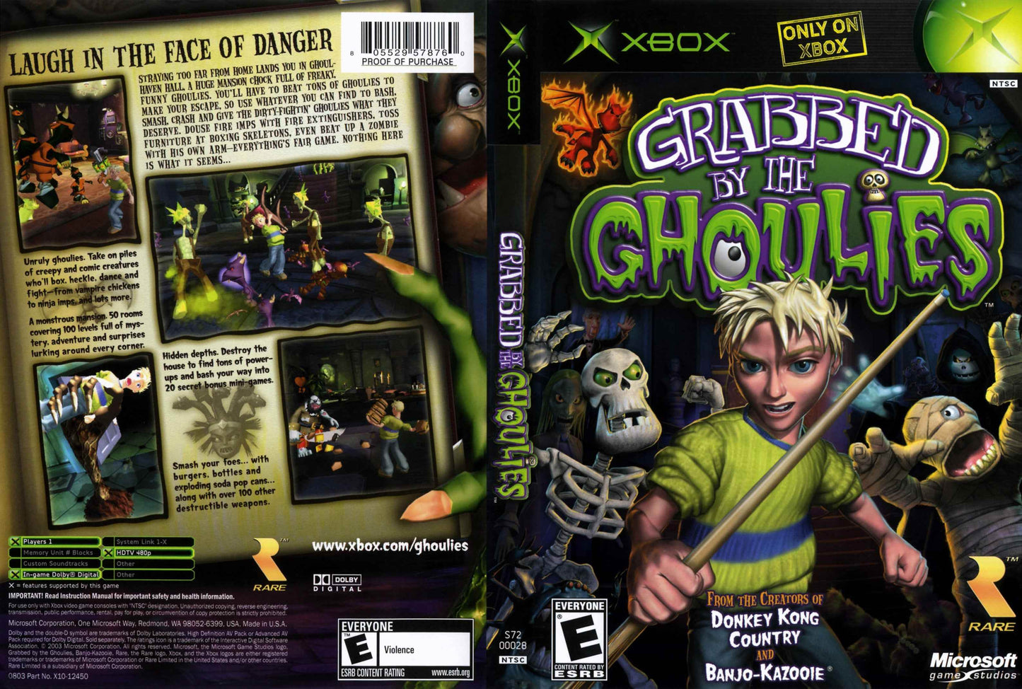 Grabbed by the Ghoulies Cover Art - WOI Solutions