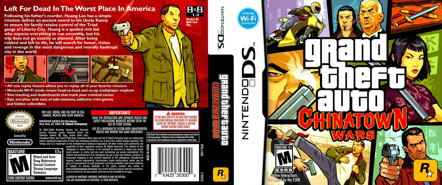 Grand Theft Auto Chinatown Wars Cover Art - WOI Solutions