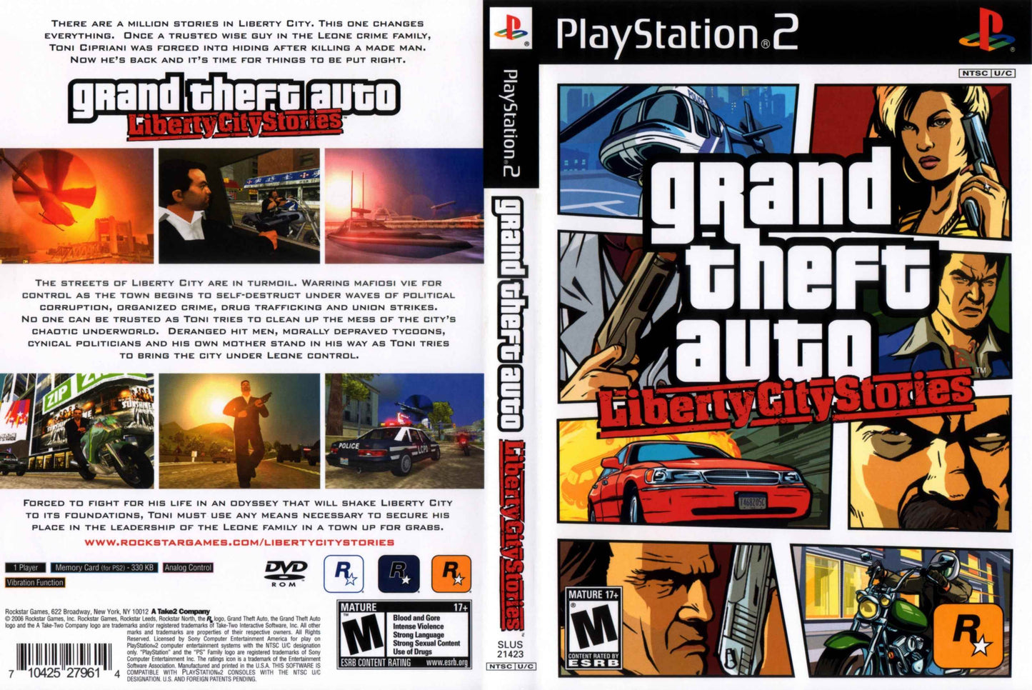 Grand Theft Auto Liberty City Stories Cover Art - WOI Solutions