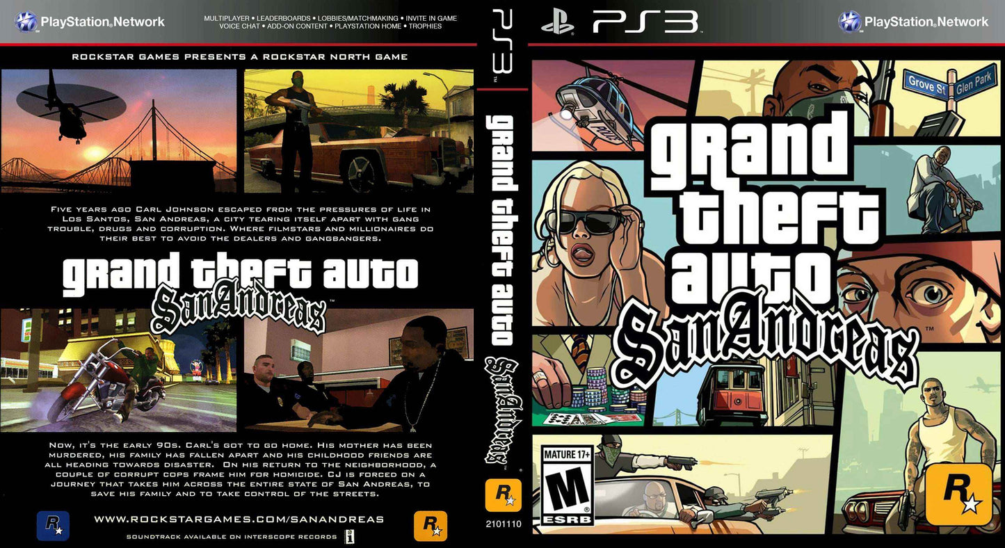 Grand Theft Auto San Andreas Cover Art - WOI Solutions