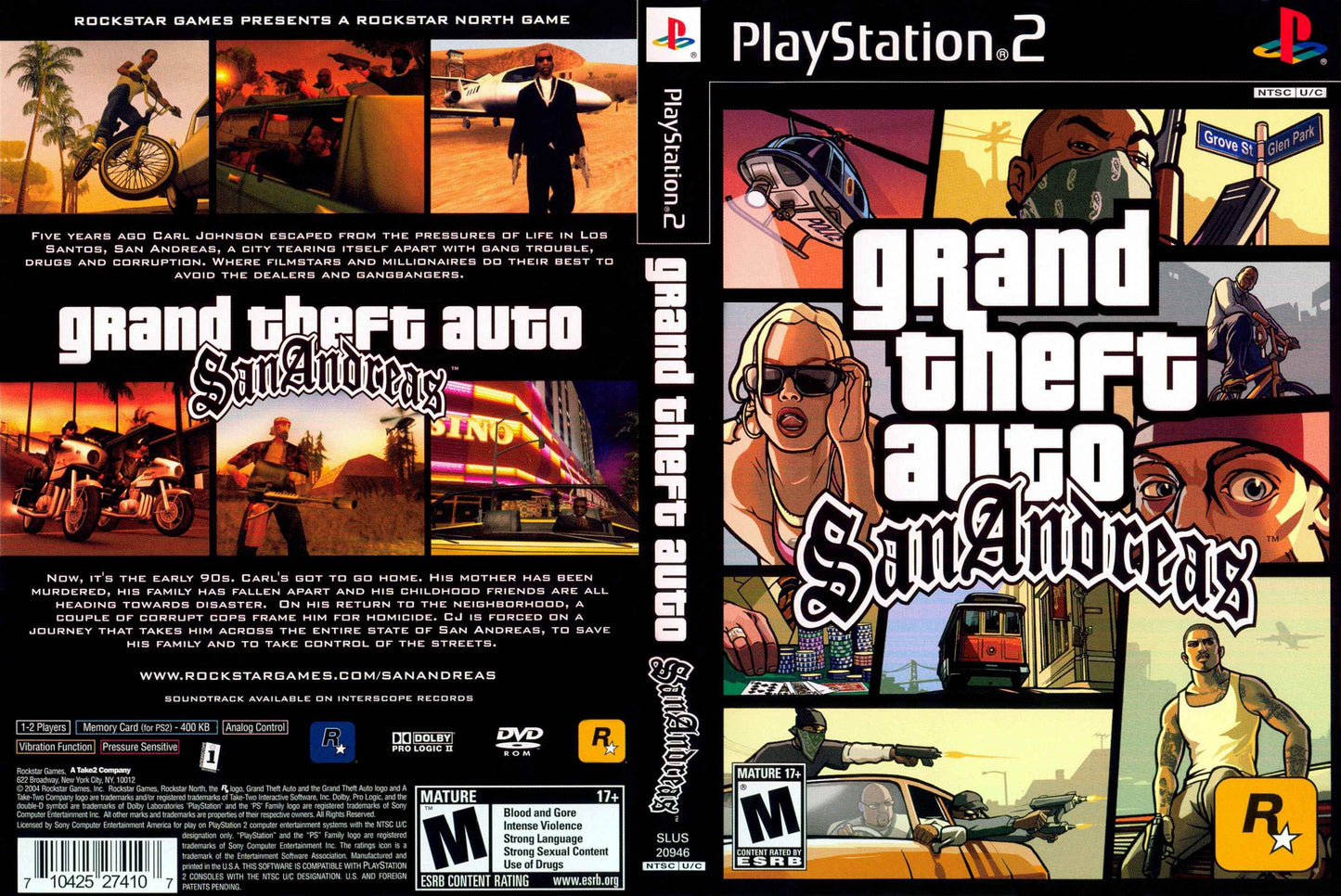 Grand Theft Auto San Andreas Cover Art - WOI Solutions