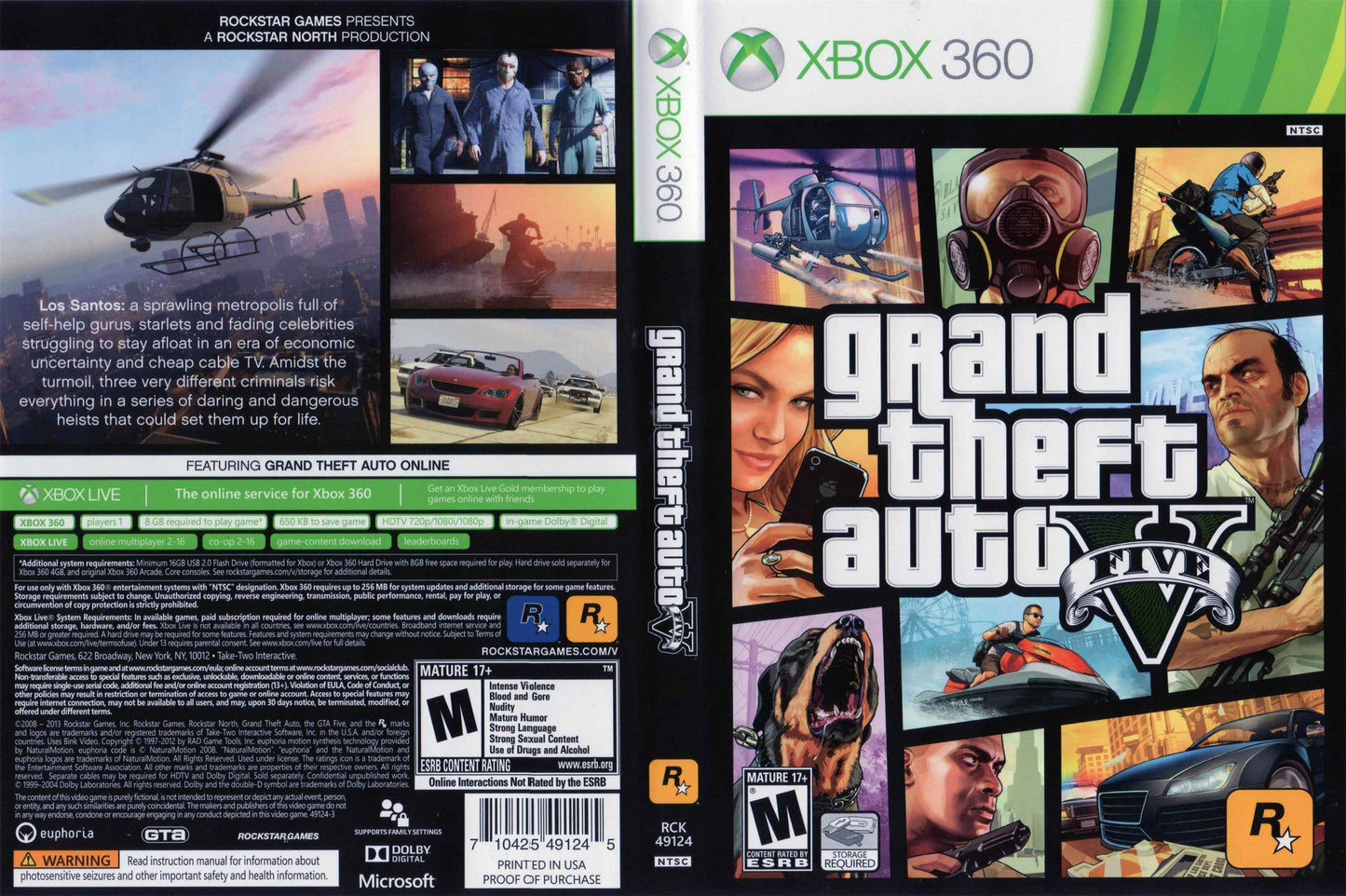 Grand Theft Auto V Cover Art - WOI Solutions