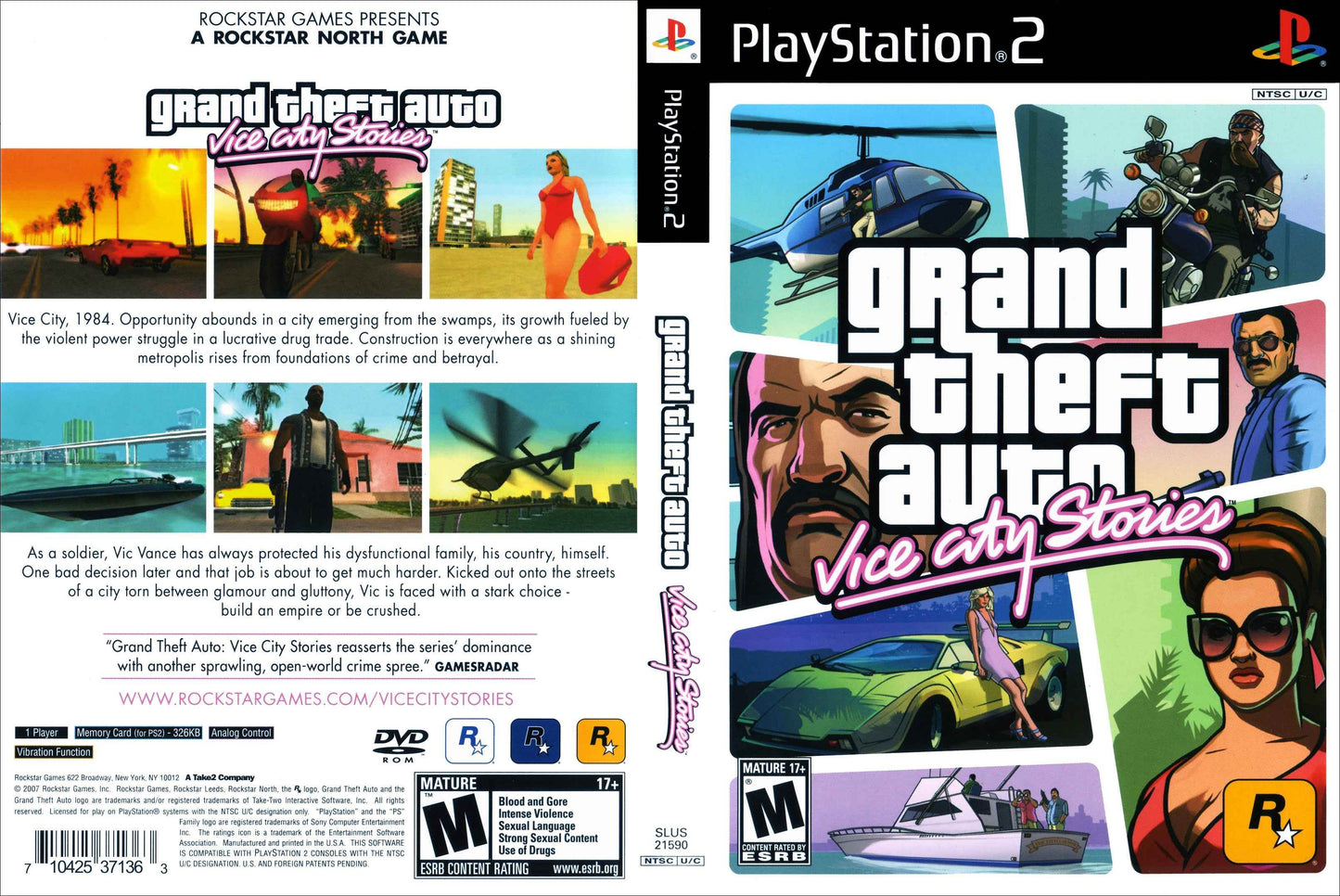 Grand Theft Auto Vice City Stories Cover Art - WOI Solutions