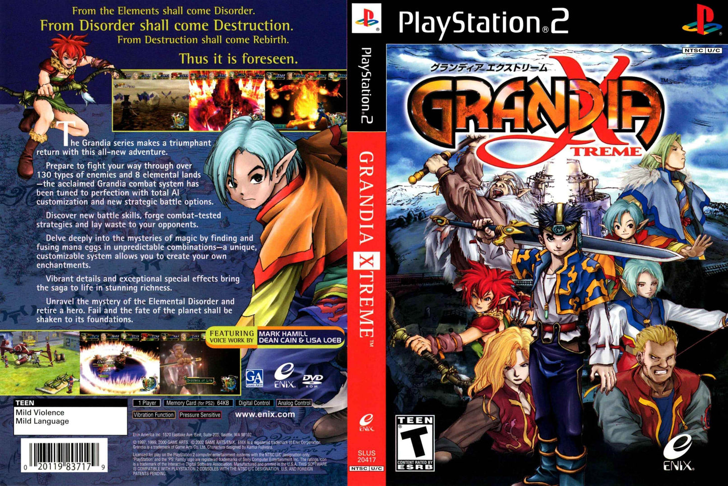 Grandia Xtreme Cover Art - WOI Solutions