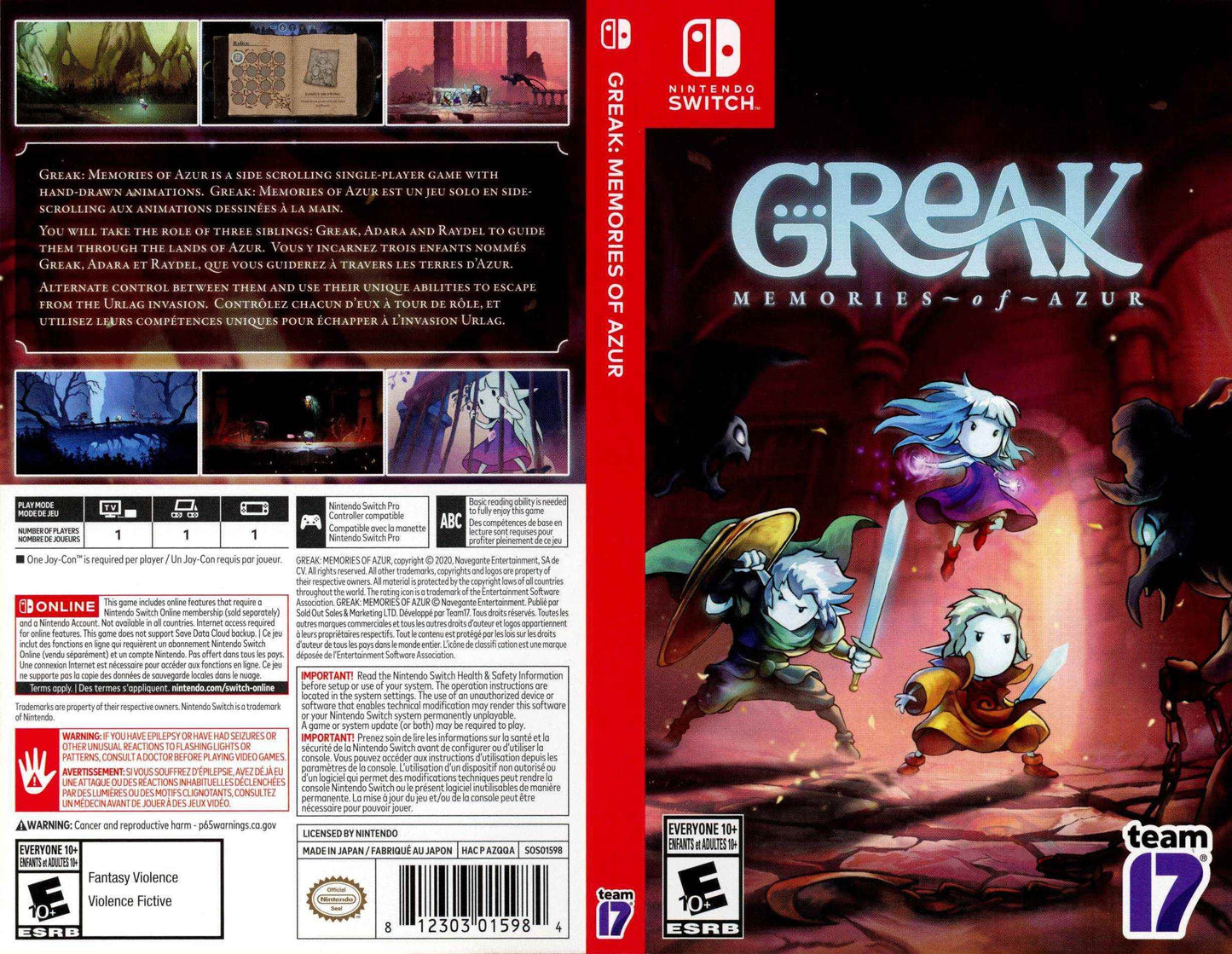 Greak Memories of Azur Cover Art - WOI Solutions