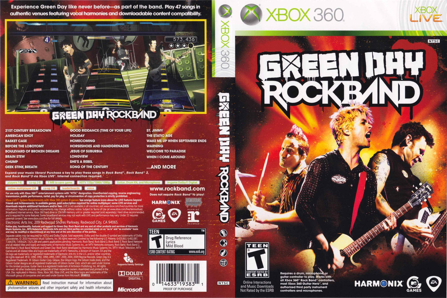 Green Day Rock Band Cover Art - WOI Solutions