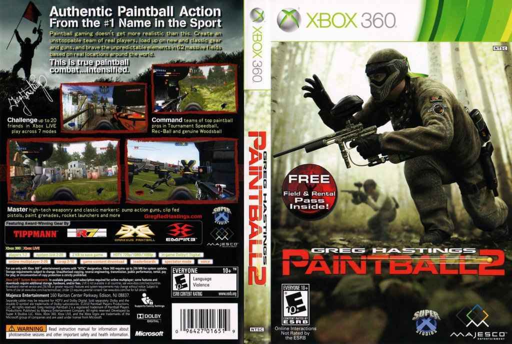 Greg Hastings Paintball 2 Cover Art - WOI Solutions