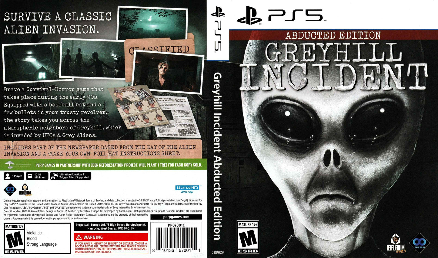 Greyhill Incident - Abducted Edition Cover Art - WOI Solutions