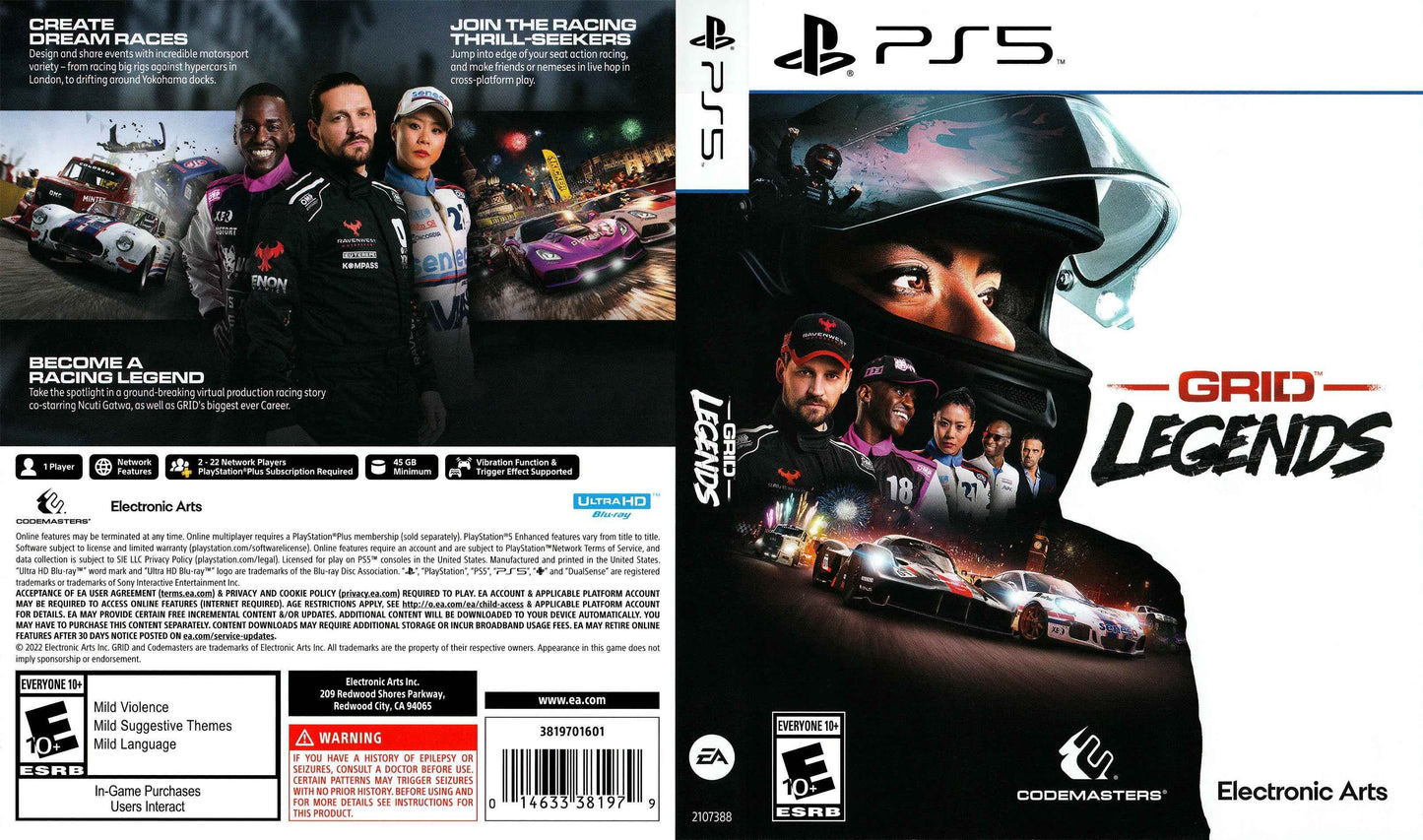 Grid Legends Cover Art - WOI Solutions