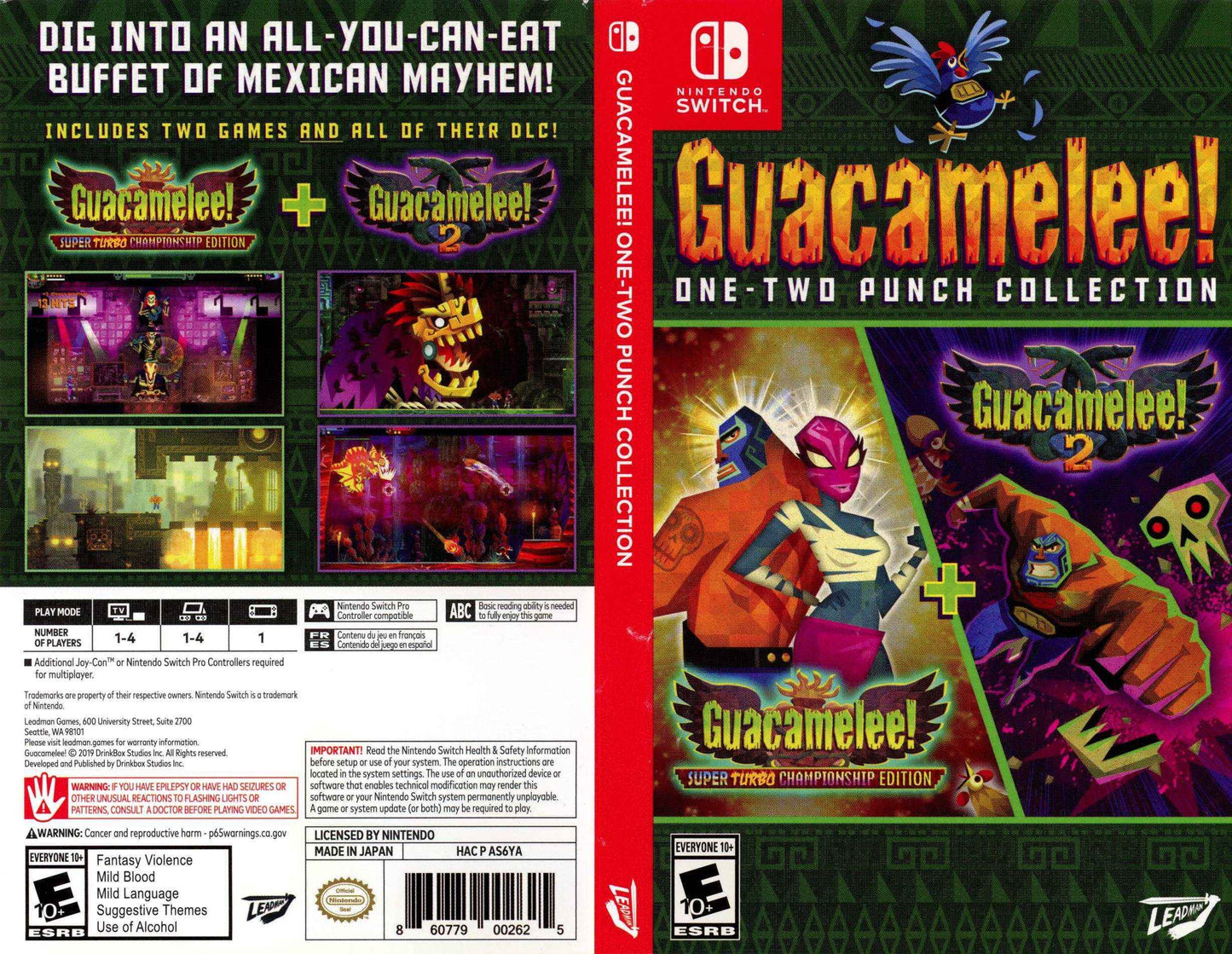 Guacamelee! Super Turbo Championship Edition Cover Art - WOI Solutions