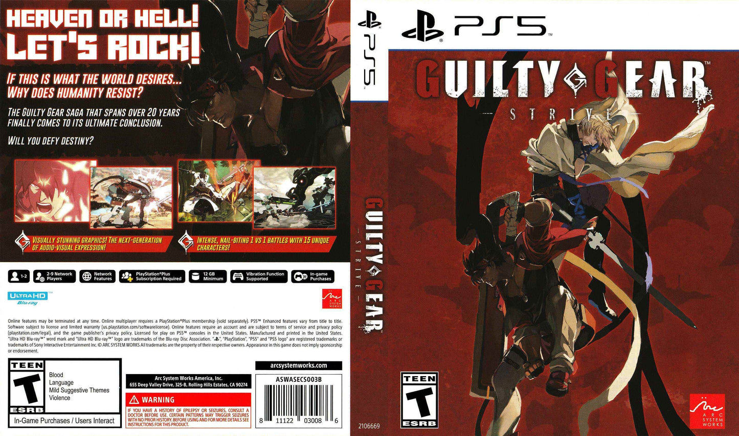 Guilty Gear -Strive Cover Art - WOI Solutions