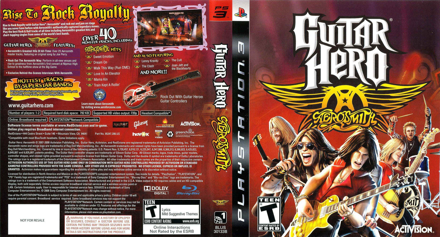 Guitar Hero - Aerosmith Cover Art - WOI Solutions