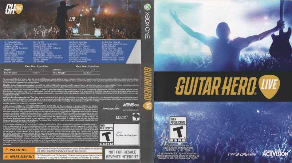 Guitar Hero Live Cover Art - WOI Solutions
