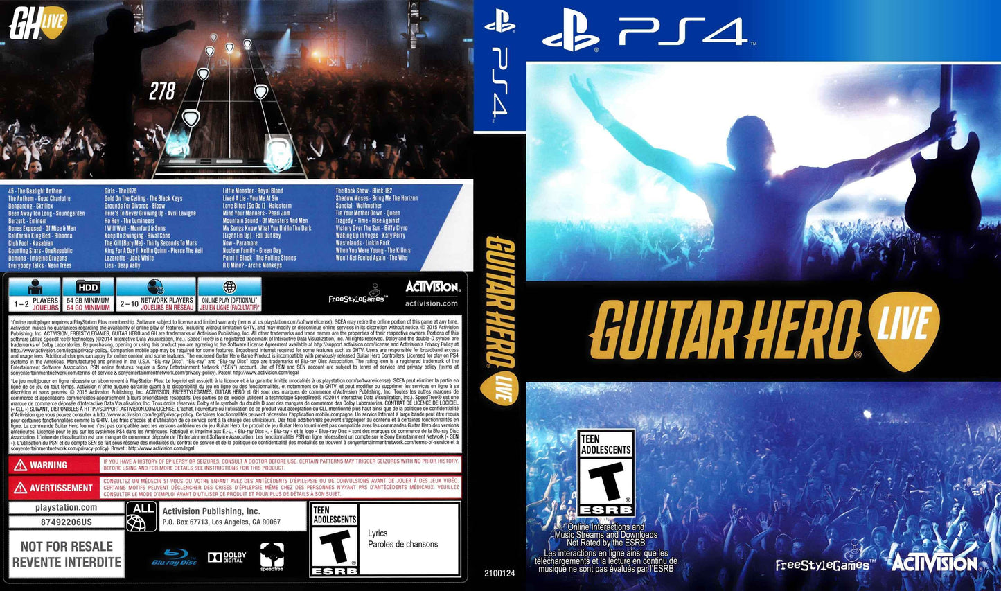 Guitar Hero Live Cover Art - WOI Solutions