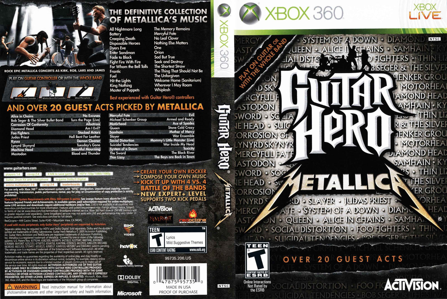 Guitar Hero Metallica Cover Art - WOI Solutions