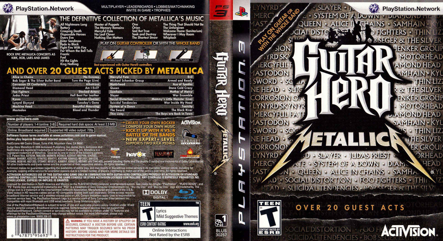 Guitar Hero Metallica Cover Art - WOI Solutions