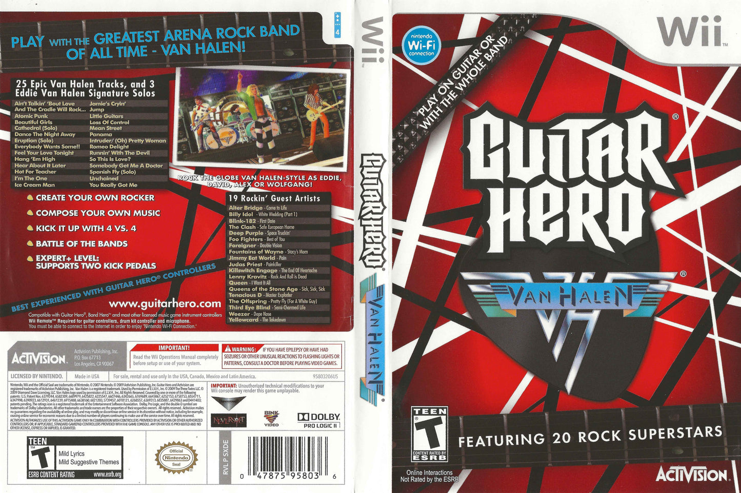 Guitar Hero Van Halen Cover Art - WOI Solutions