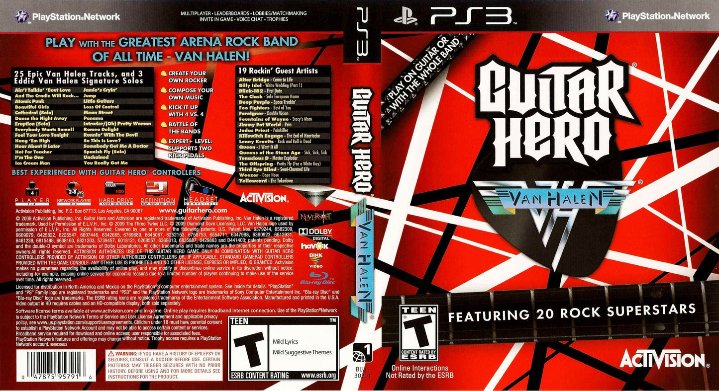 Guitar Hero Van Halen Cover Art - WOI Solutions
