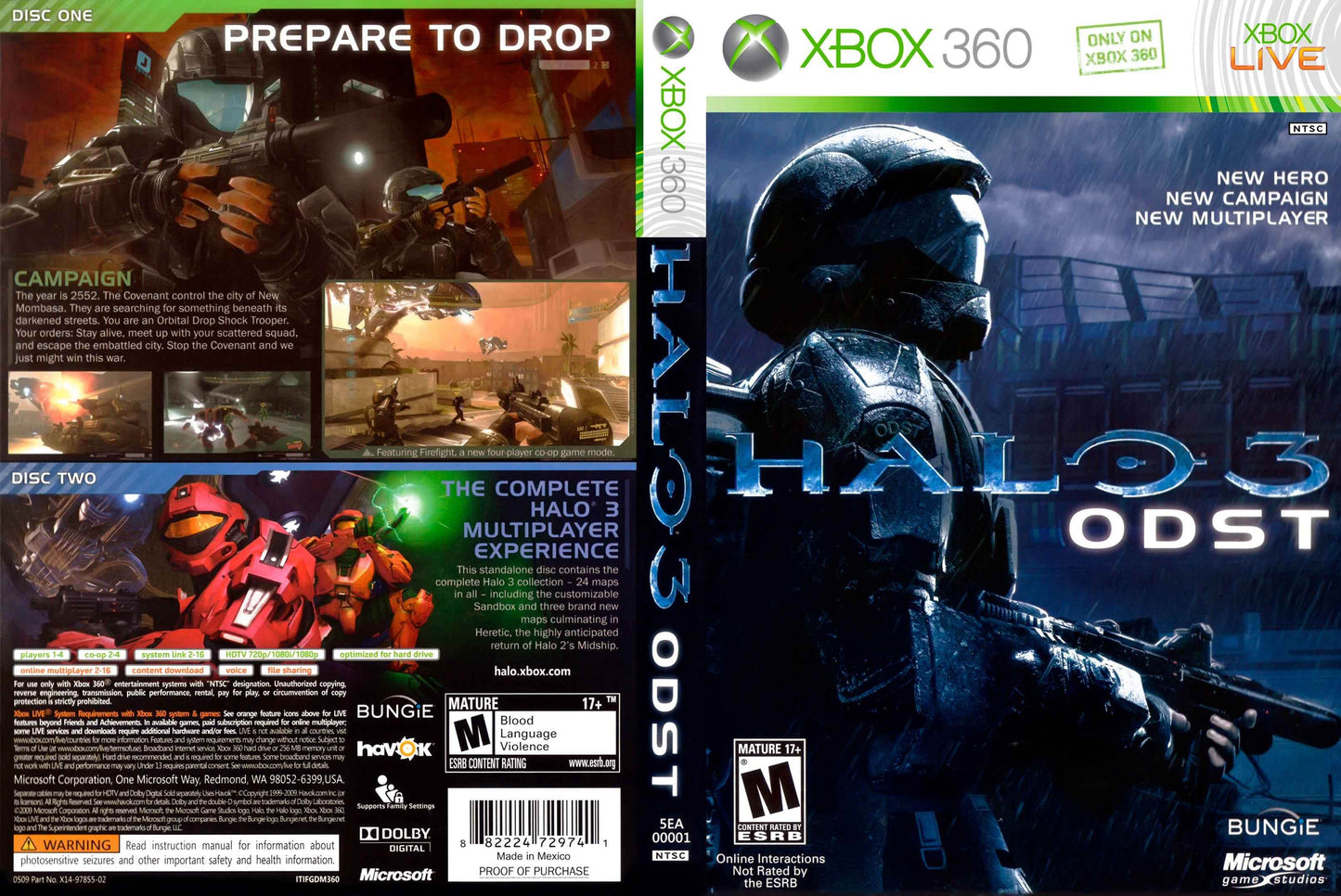 Halo 3 ODST Cover Art - WOI Solutions
