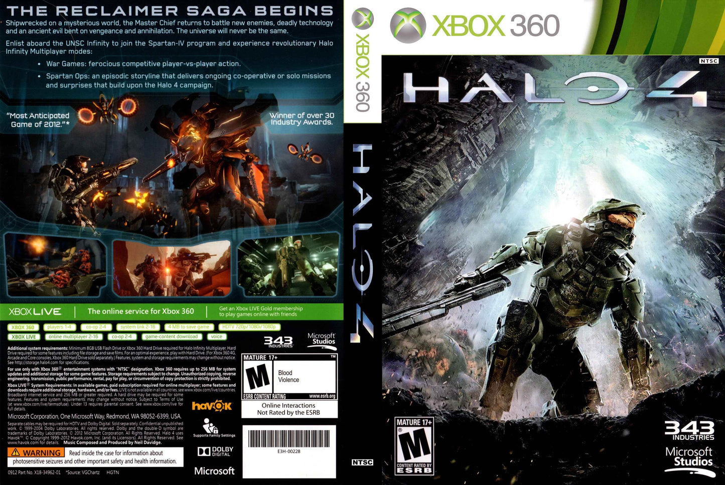 Halo 4 Cover Art - WOI Solutions