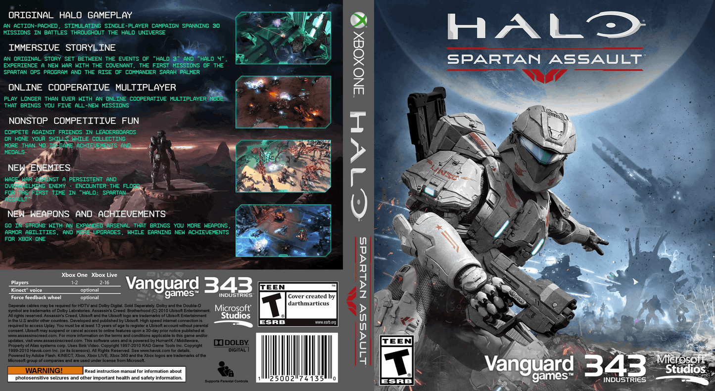 Halo Spartan Assault Cover Art - WOI Solutions