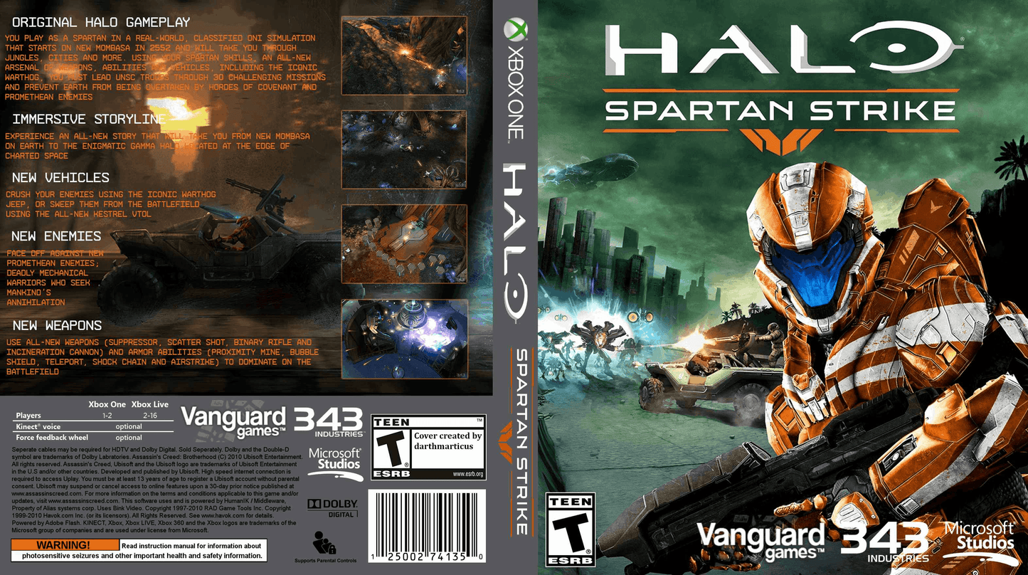 Halo Spartan Strike Cover Art - WOI Solutions