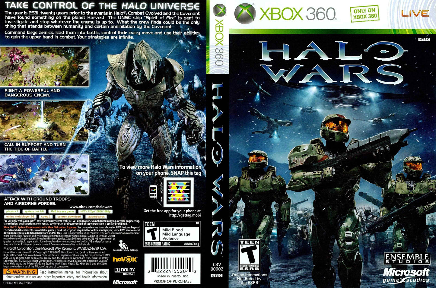 Halo Wars Cover Art - WOI Solutions