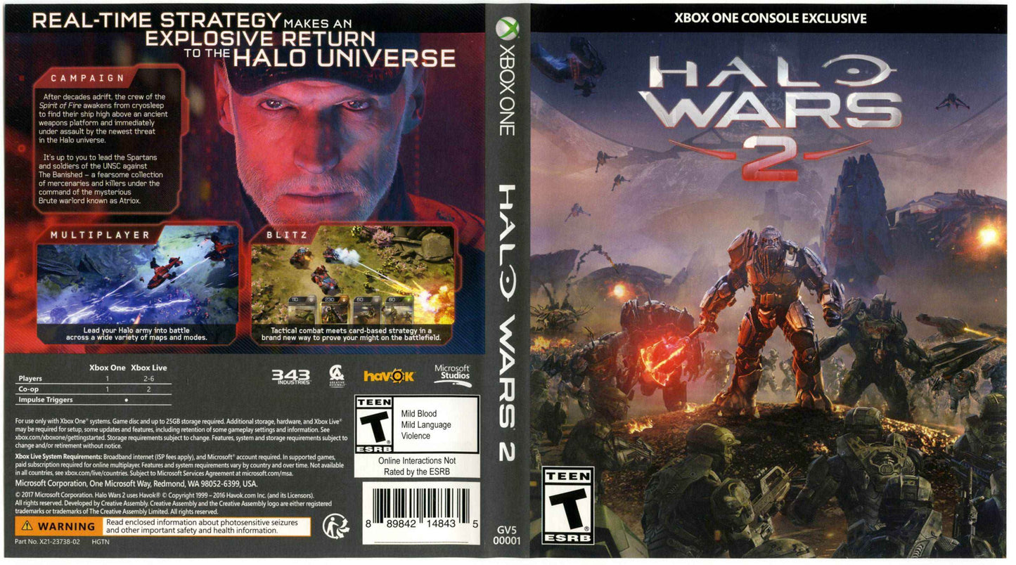 Halo Wars 2 Cover Art - WOI Solutions