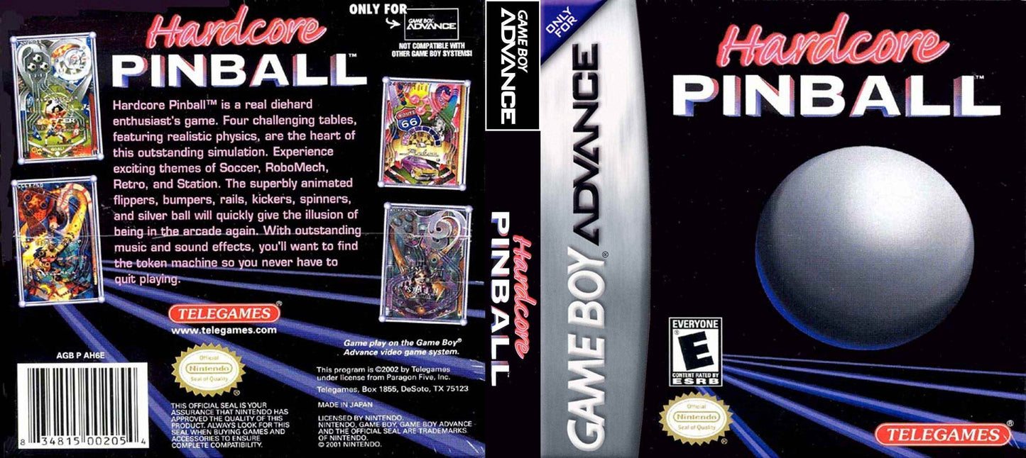 Hardcore Pinball Cover Art - WOI Solutions