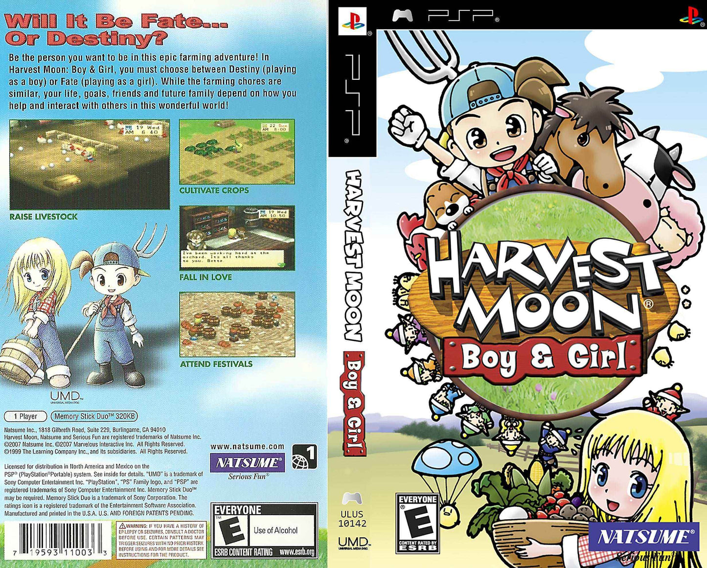 Harvest Moon Boy & Girl Cover Art - WOI Solutions