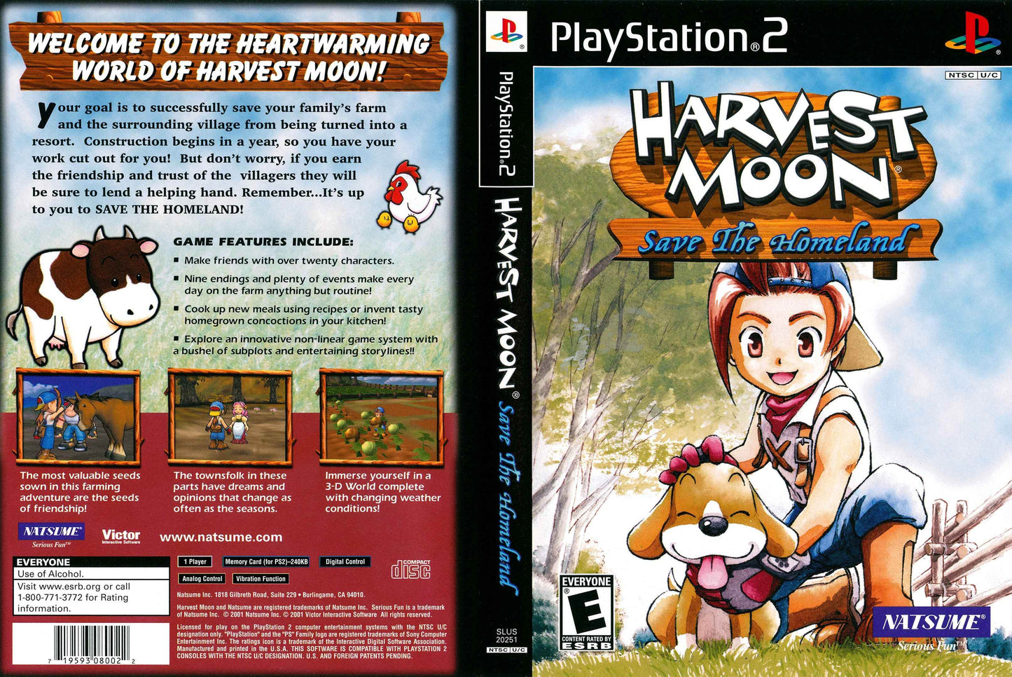 Harvest Moon - Save the Homeland Cover Art - WOI Solutions