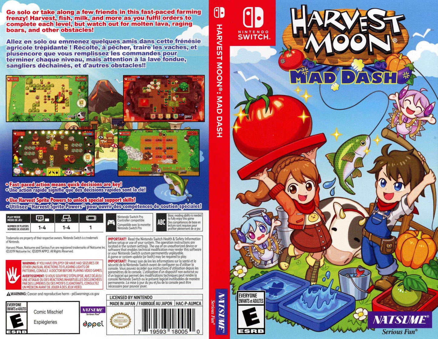 Harvest Moon Mad Dash Cover Art - WOI Solutions