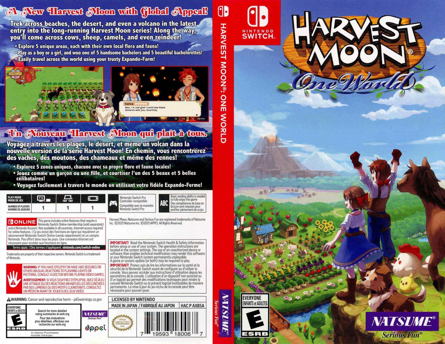 Harvest Moon One World Cover Art - WOI Solutions