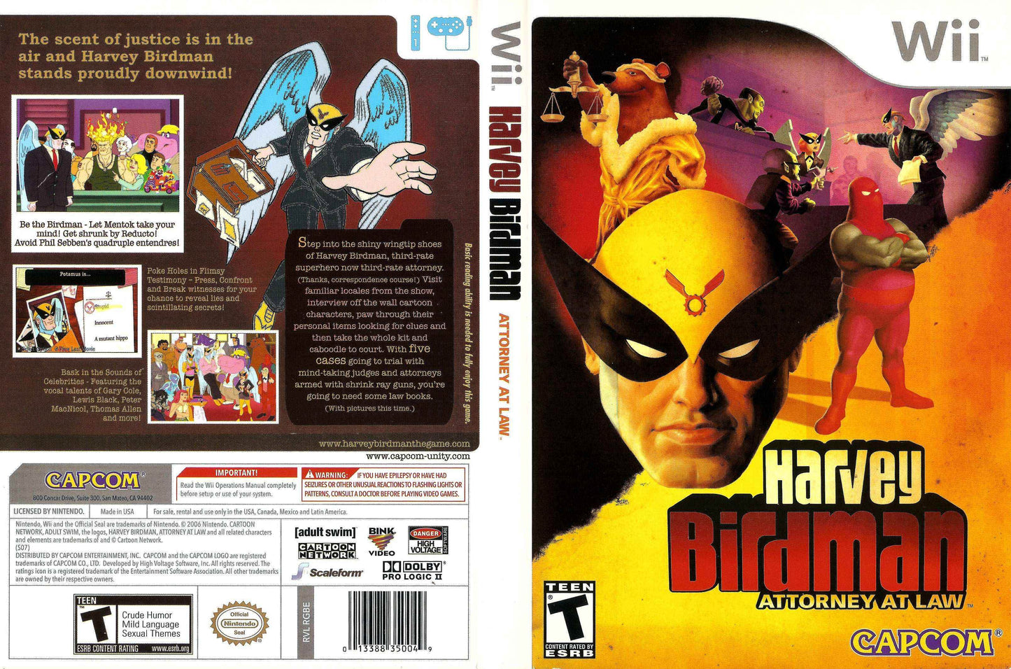 Harvey Birdman Attorney at Law Cover Art - WOI Solutions