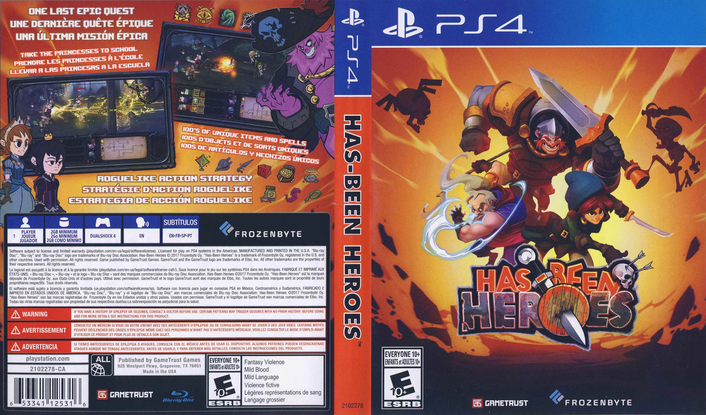 Has-Been Heroes Cover Art - WOI Solutions