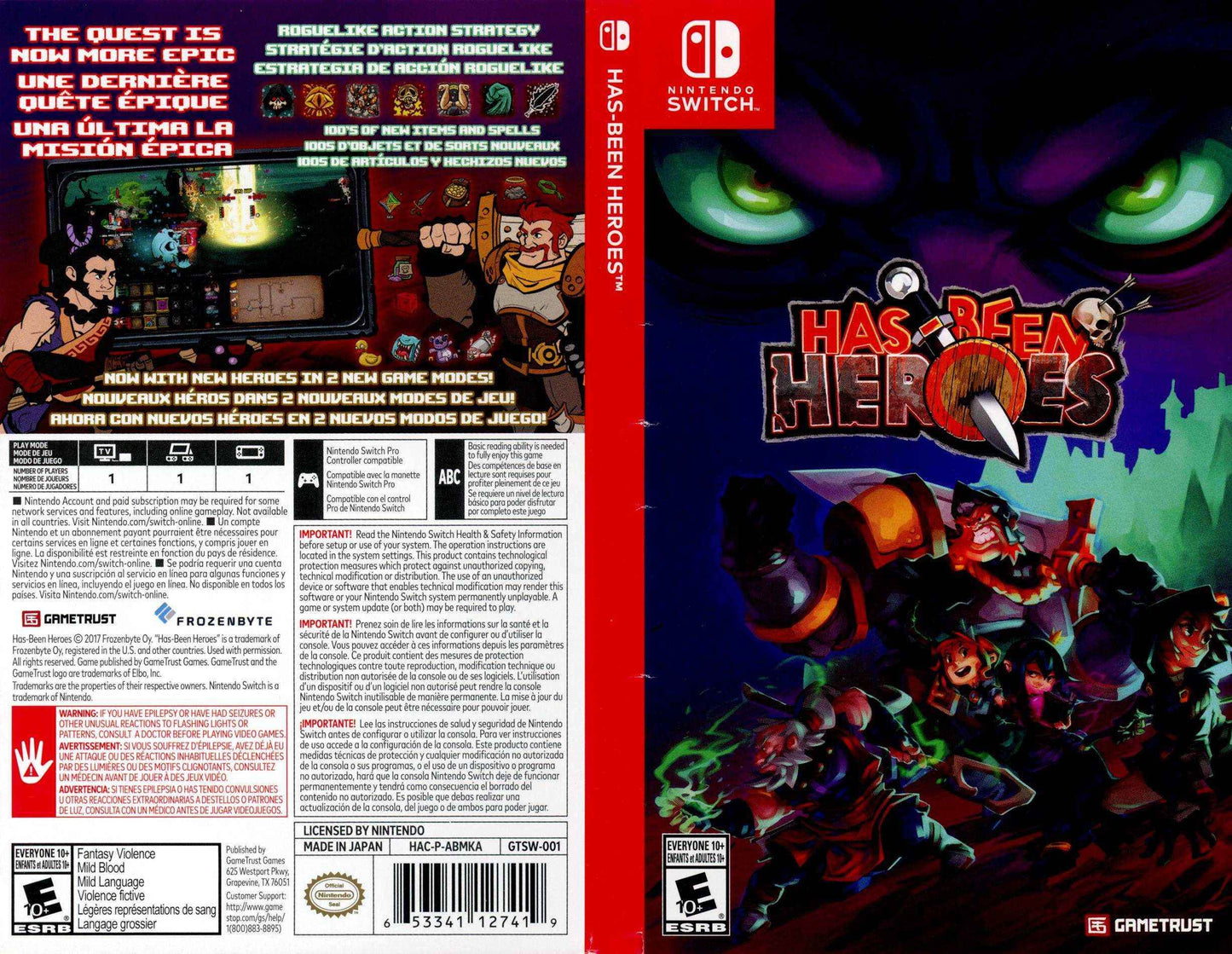 Has-Been Heroes Cover Art - WOI Solutions