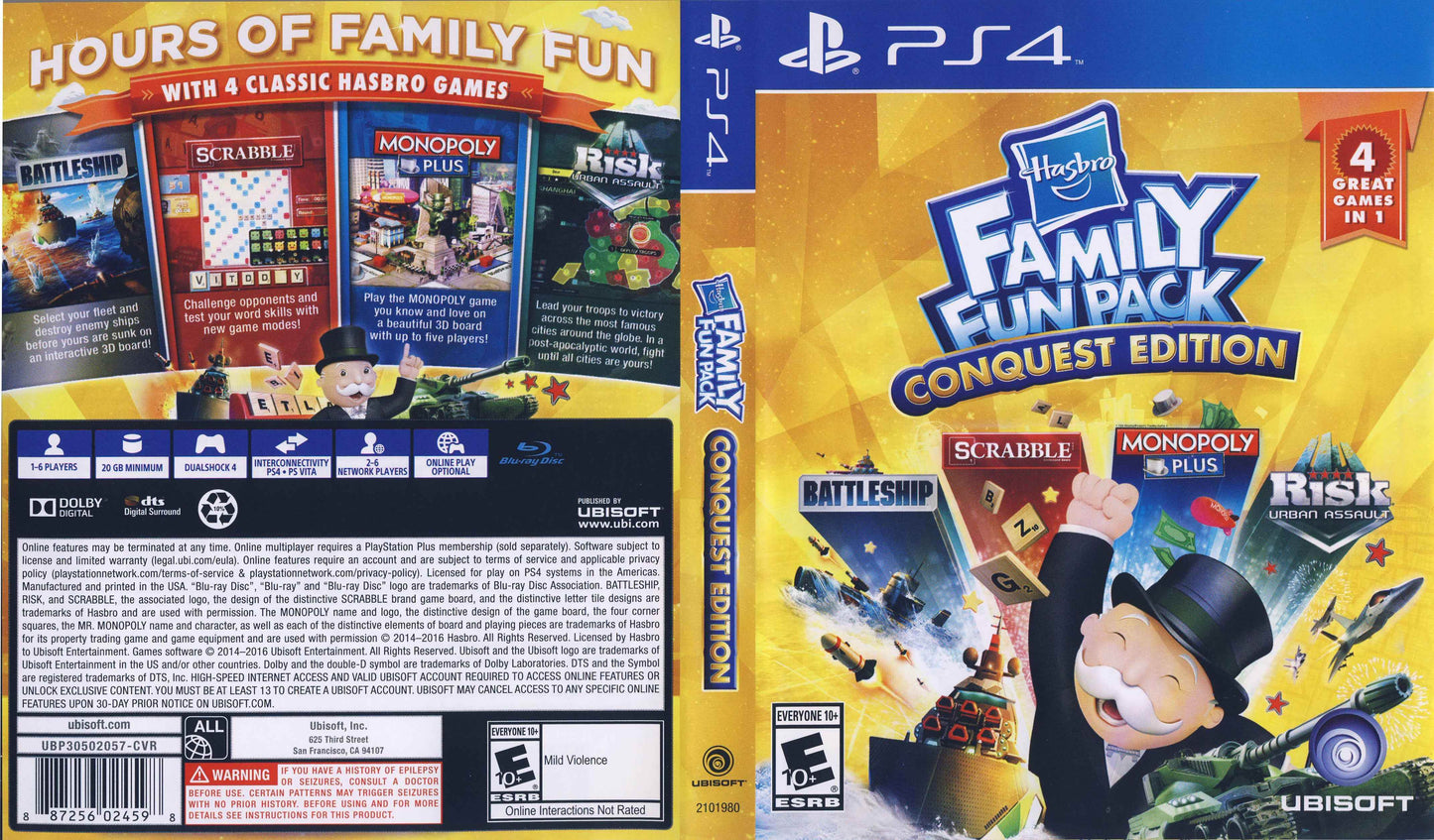 Hasbro Family Fun Pack Cover Art - WOI Solutions