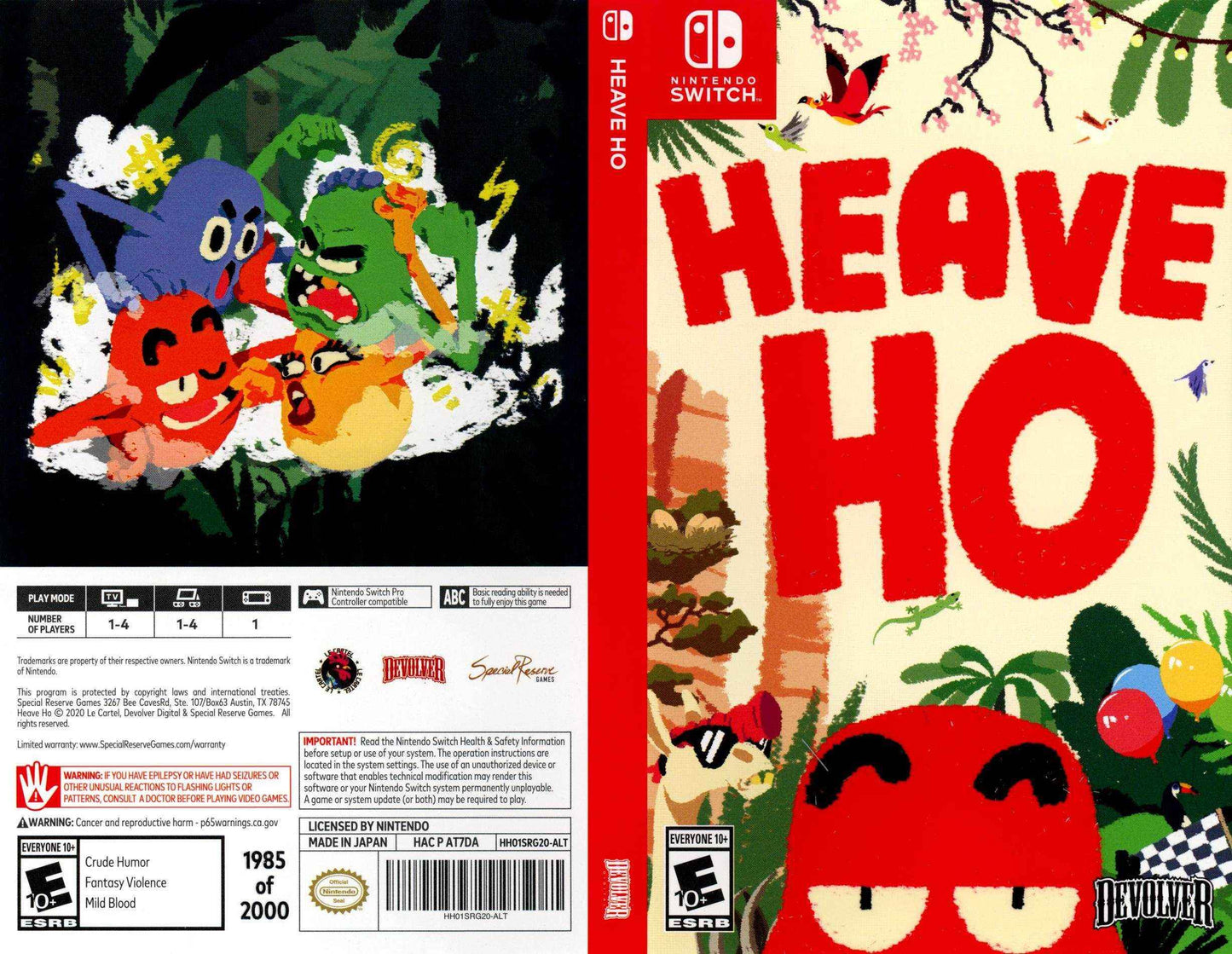 Heave Ho Cover Art - WOI Solutions