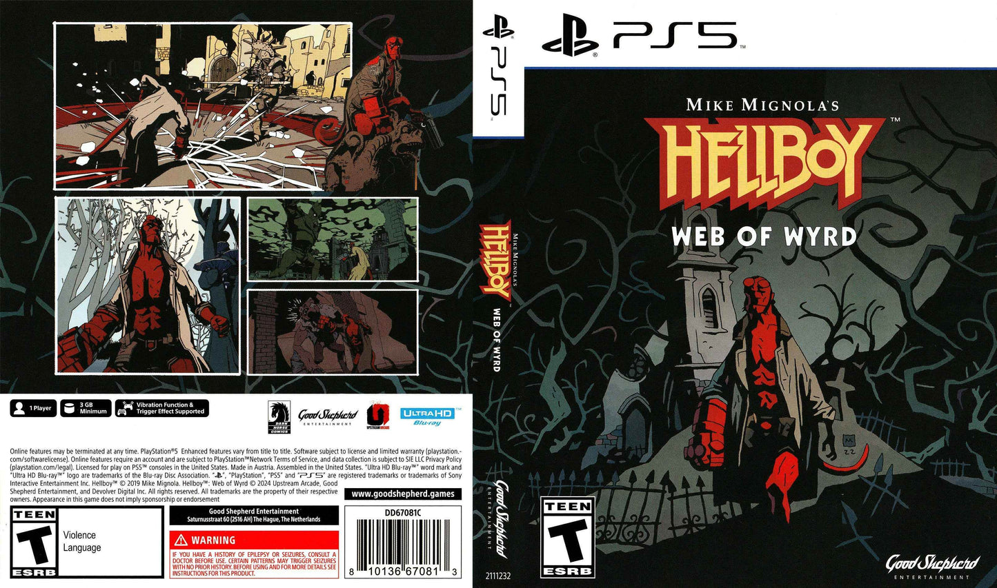 Hellboy Web of Wyrd Cover Art - WOI Solutions