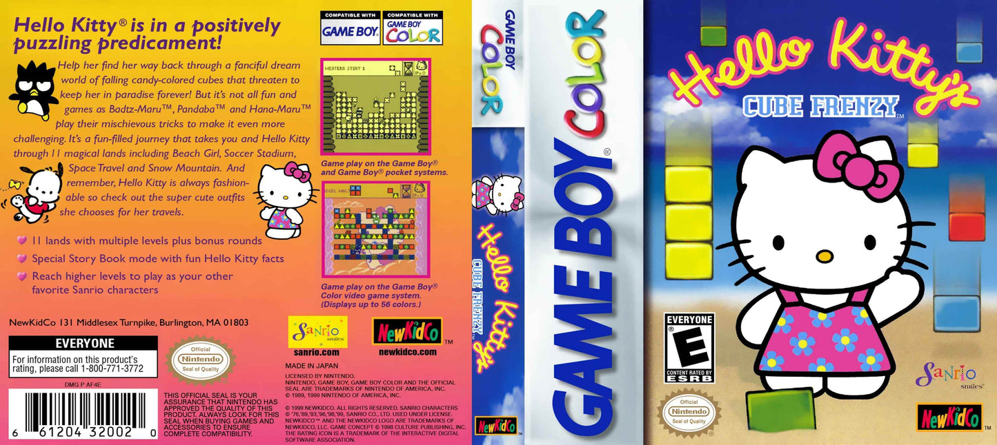 Hello Kitty's Cube Frenzy Cover Art - WOI Solutions
