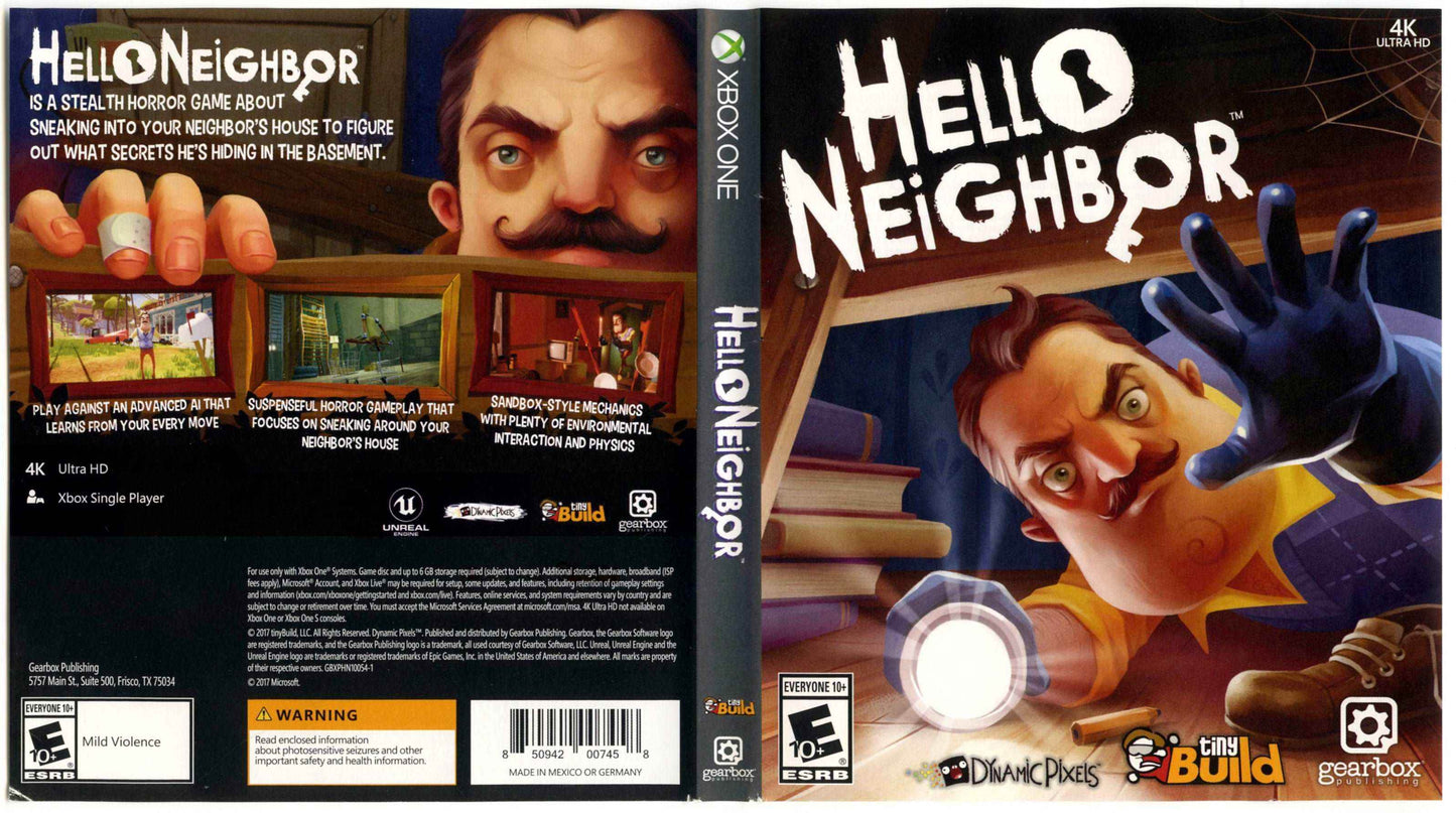 Hello Neighbor Cover Art - WOI Solutions