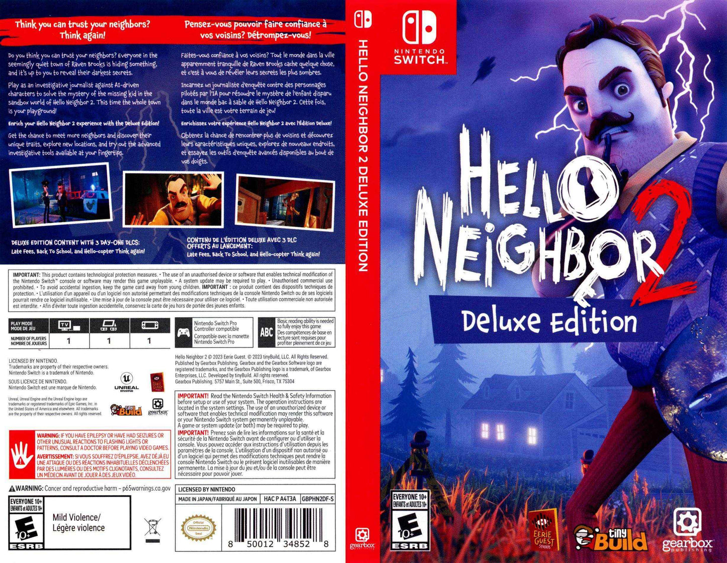 Hello Neighbor 2 Deluxe Edition Cover Art - WOI Solutions