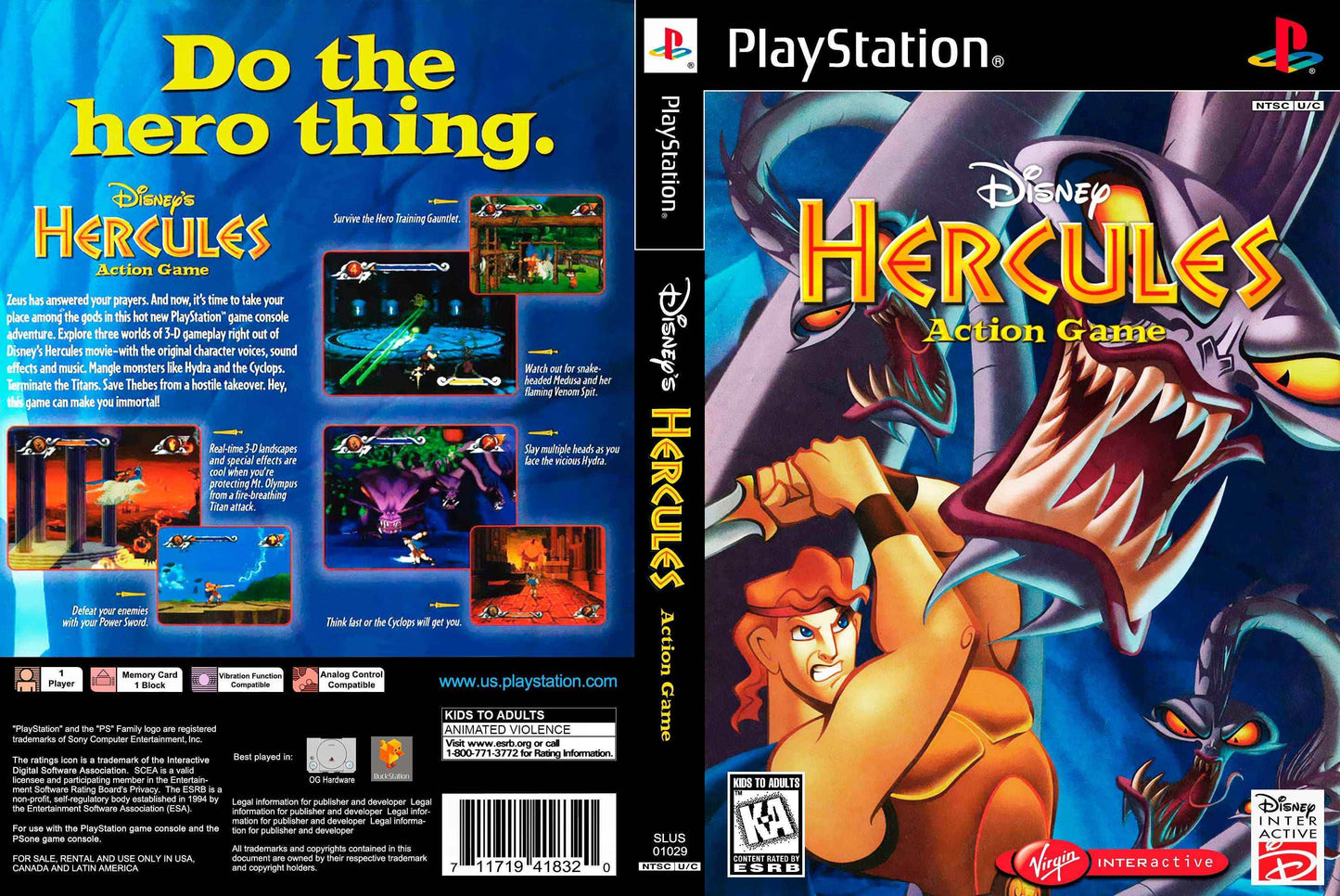 Hercules Action Game Cover Art - WOI Solutions